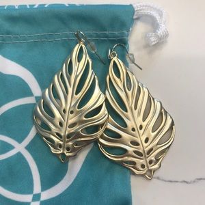 Kendra Scott Gold Statement Earrings